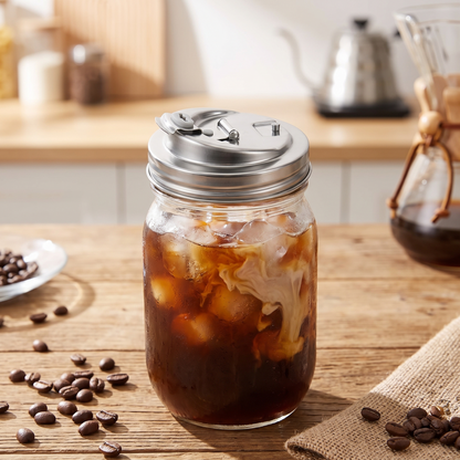 FlipSeal™ Stainless Steel Jar Lid