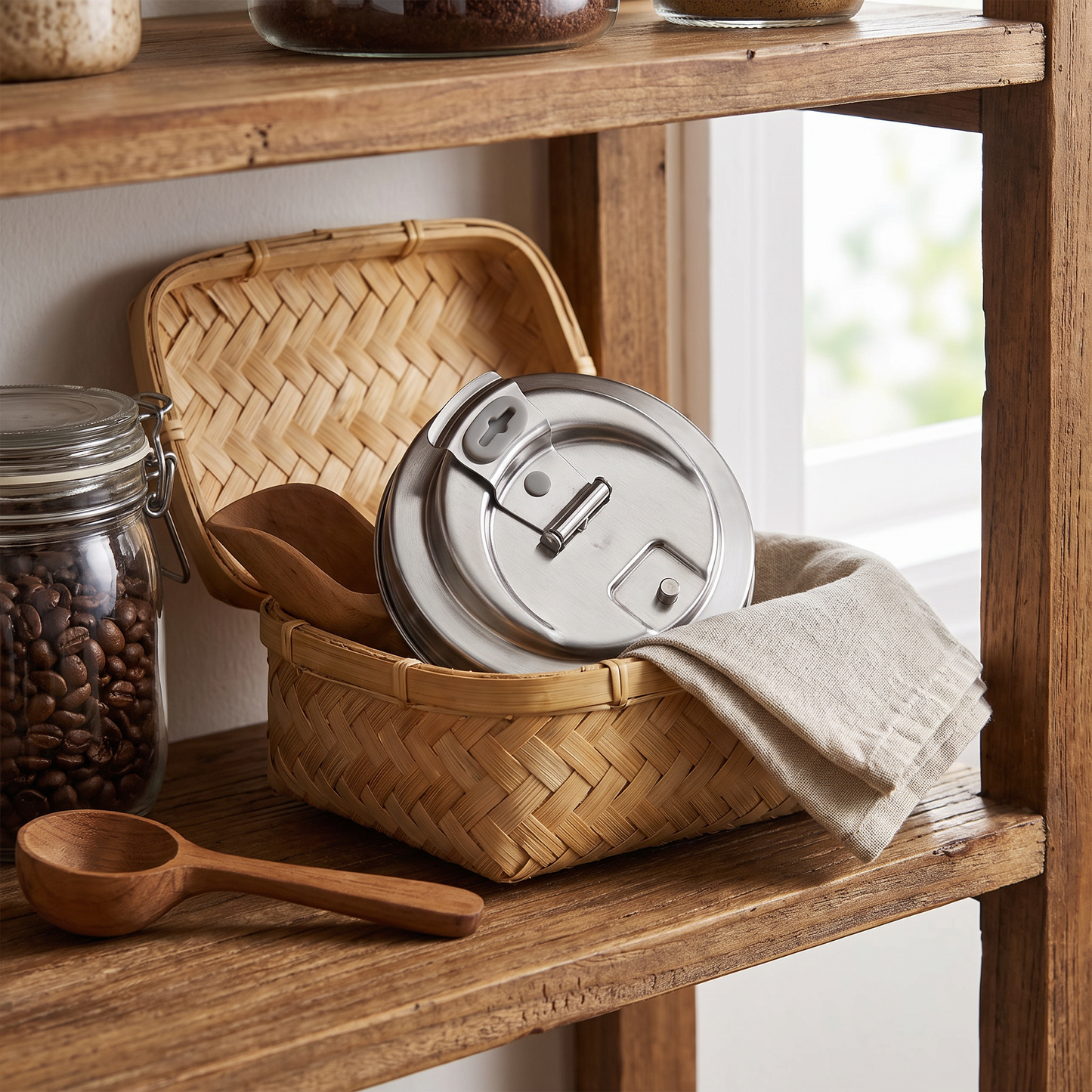 FlipSeal™ Stainless Steel Jar Lid