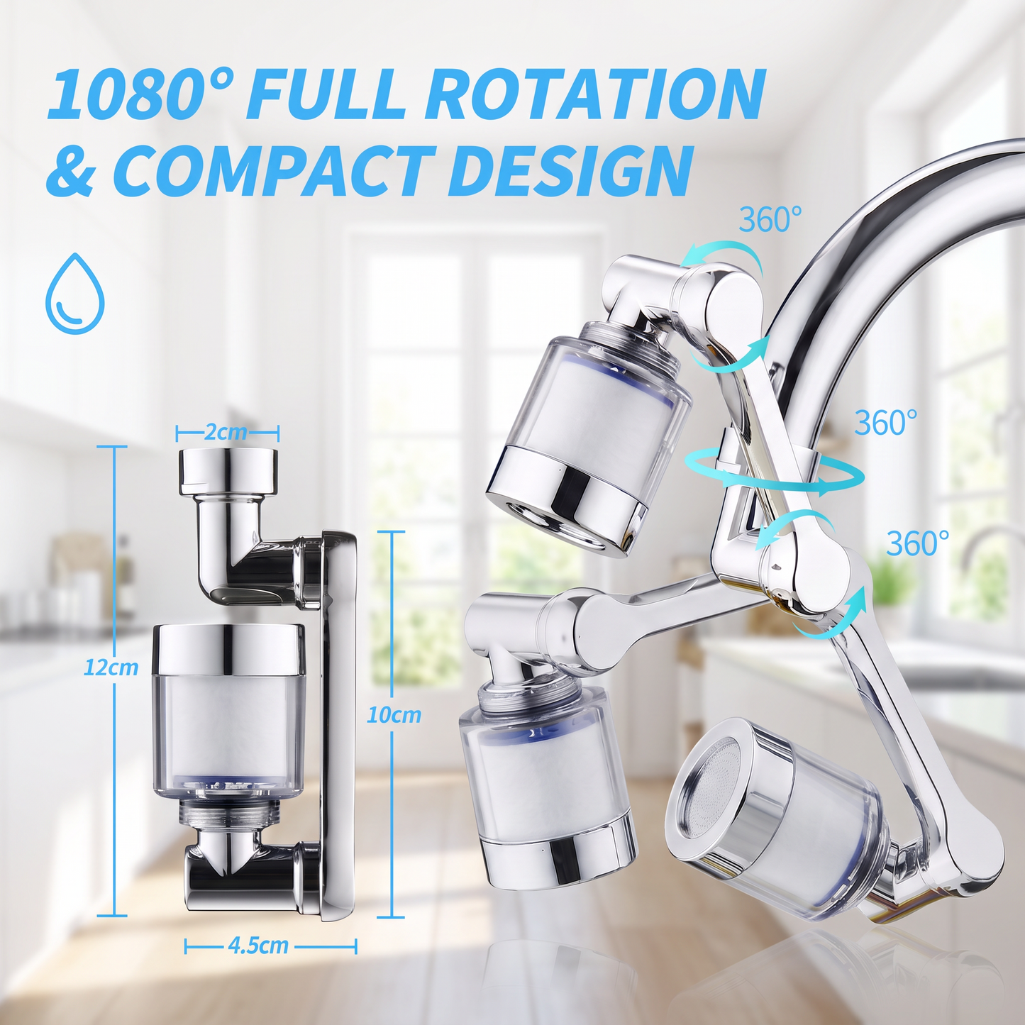 PureFlow 1080™ - Swivel Filter Faucet 2.0
