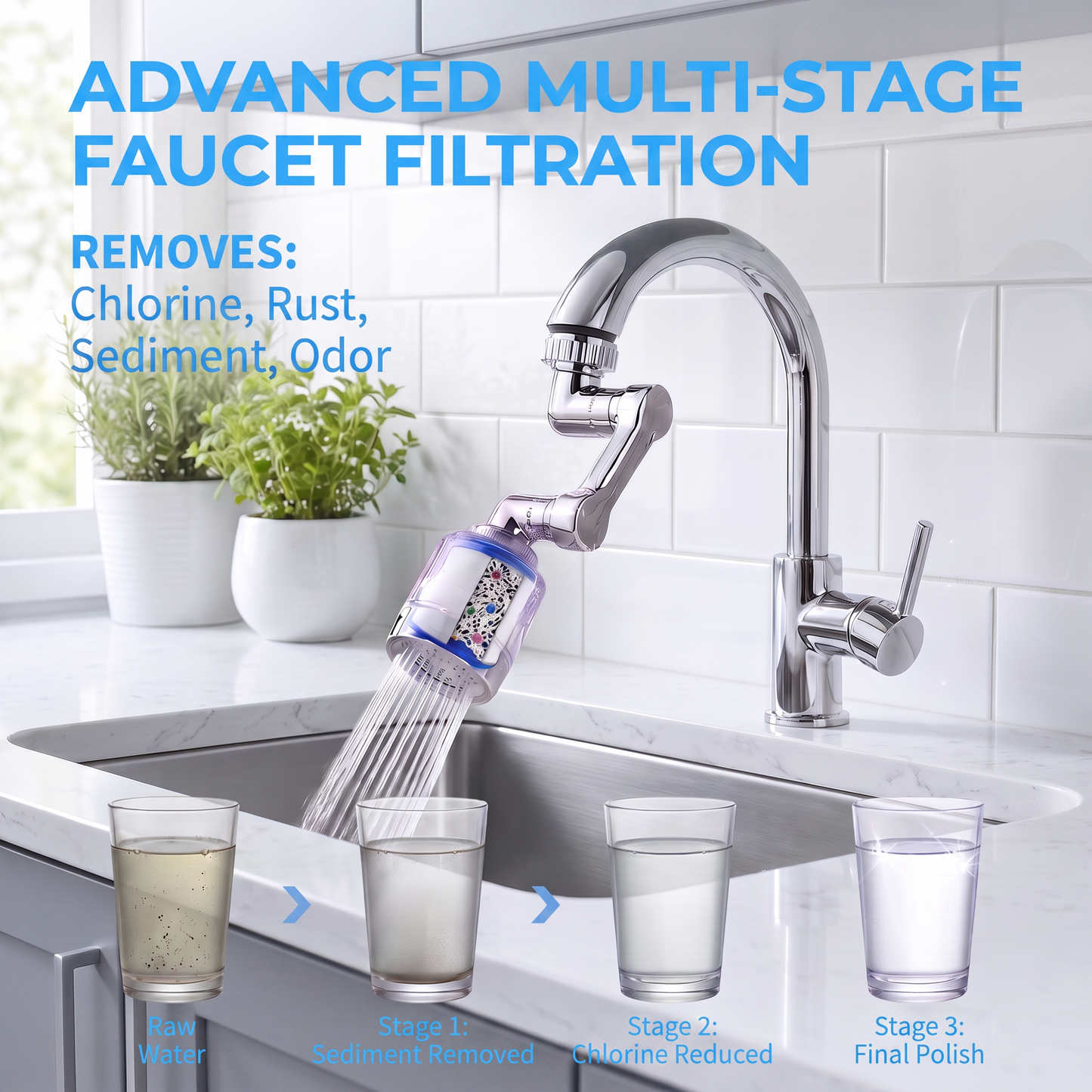 PureFlow 1080™ - Swivel Filter Faucet 2.0